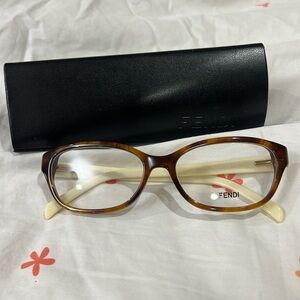 Fendi clear glasses